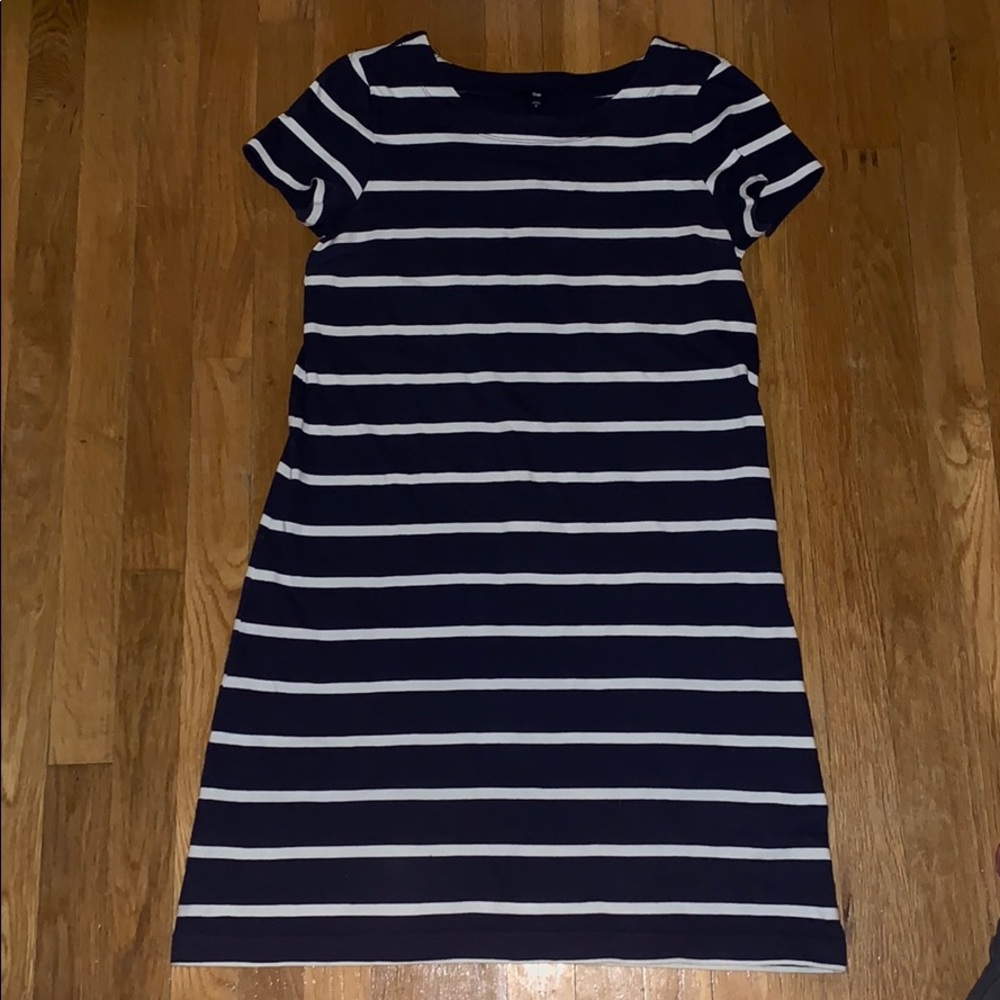 GAP stripped navy dress